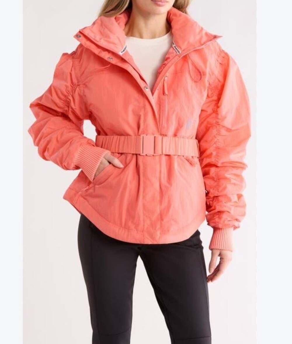 FP Movement Lift Love Waterproof Primaloft Insulated Ski Jacket Coral S NWOT